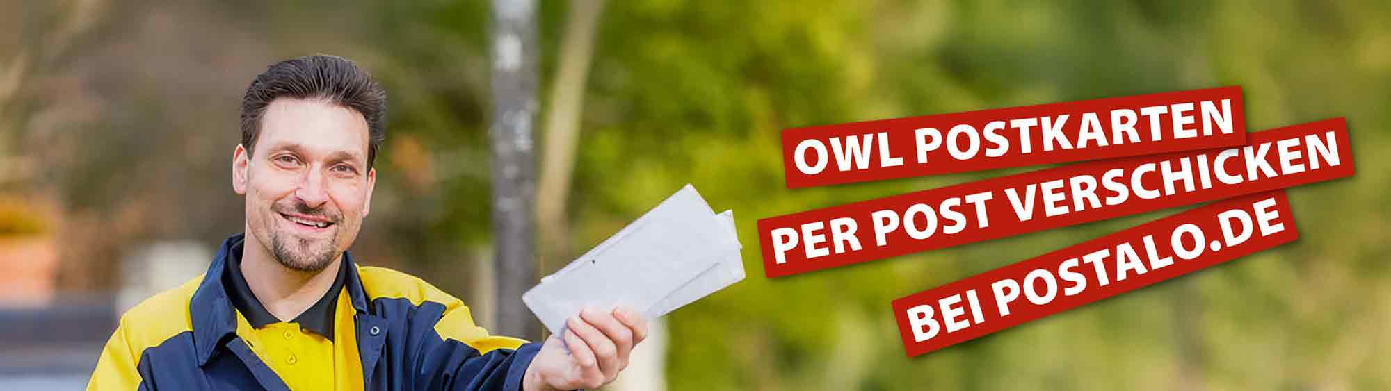OWL Postkarten per Post verschicken