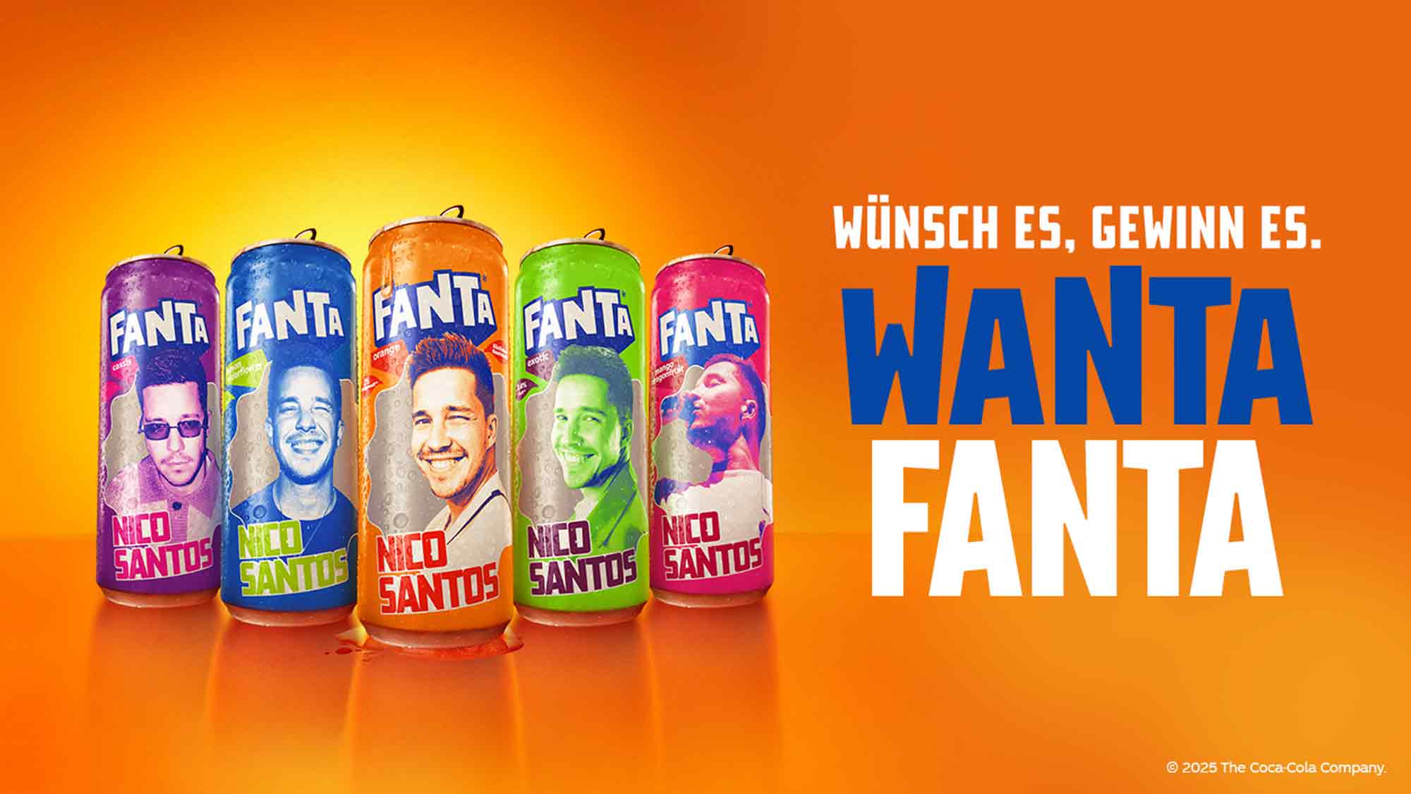Fanta und Nico Santos starten &raquo;Wanta Fanta&laquo; Die &raquo;Gen Z&laquo; wünscht, Fanta erfüllt