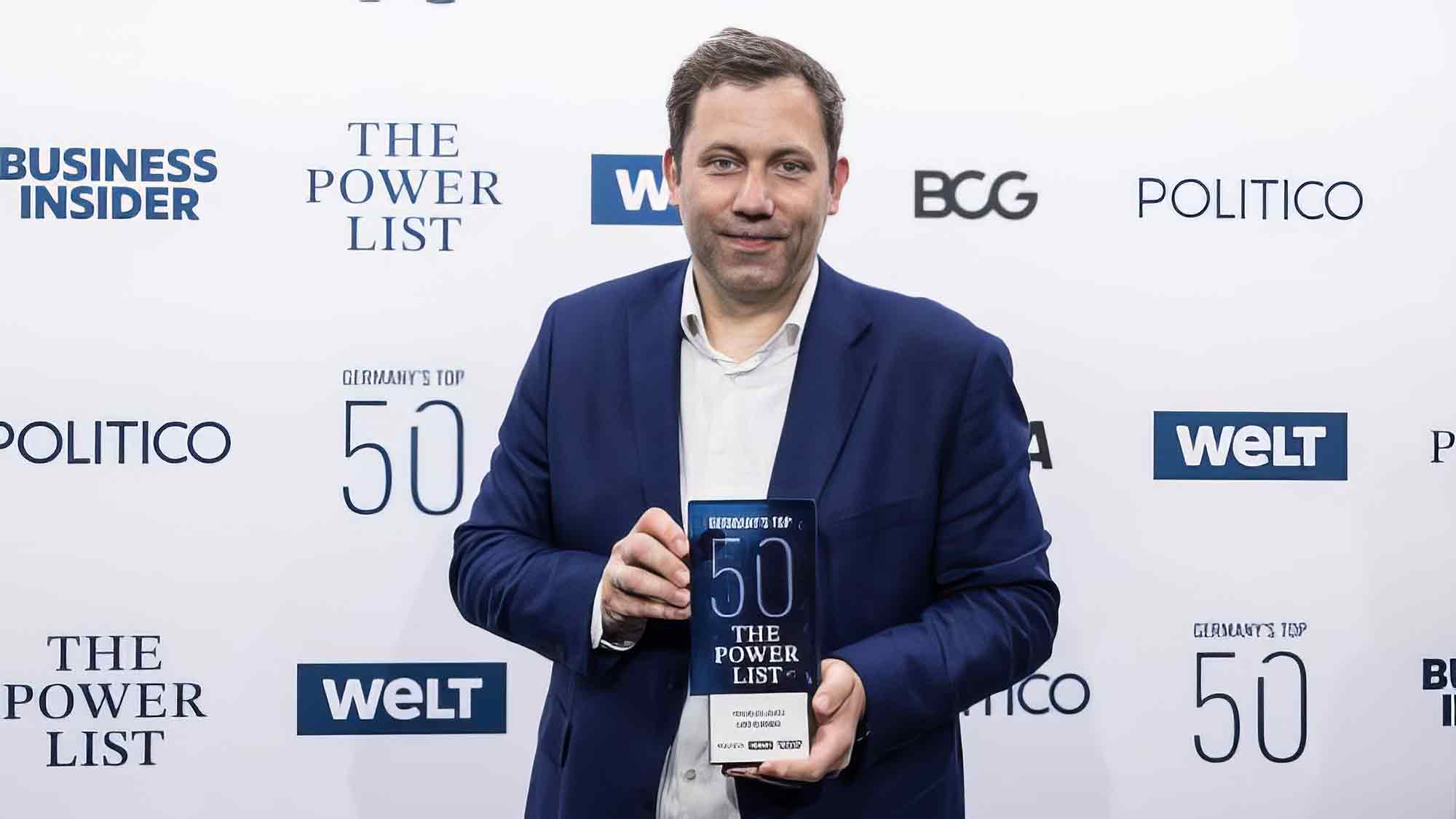 &raquo;The Power List – Germany’s Top 50&laquo;: &raquo;Politico&laquo; Deutschland, &raquo;Welt&laquo; und &raquo;Business Insider&laquo; Deutschland zeichnen prägende Persönlichkeiten aus