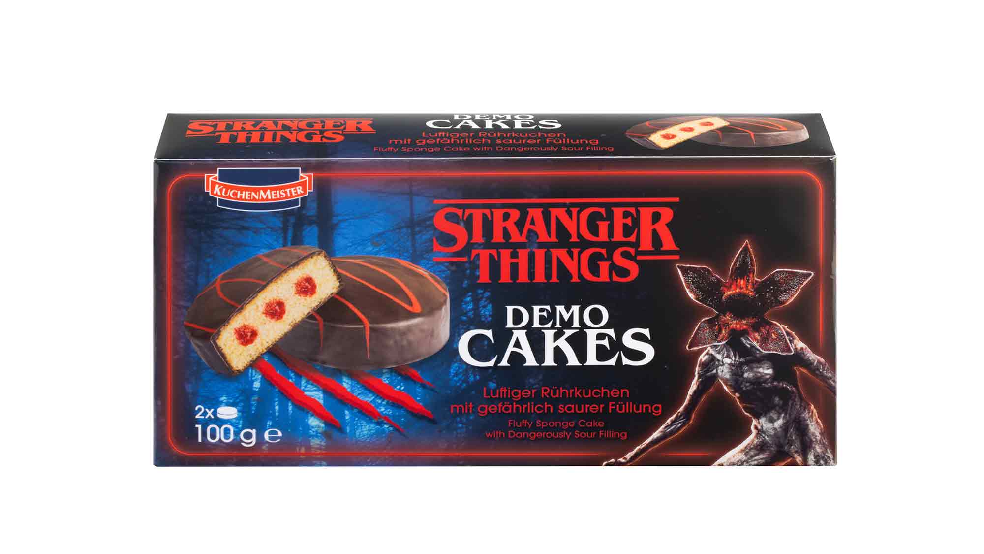 Serienfinale zum Anbeißen: »KuchenMeister« bringt mit den neuen Demo Cakes die Schattenwelt aus »Stranger Things« ins Supermarktregal Serienfinale zum Anbeißen: »KuchenMeister« bringt mit den neuen Demo Cakes die Schattenwelt aus »Stranger Things« ins Supermarktregal