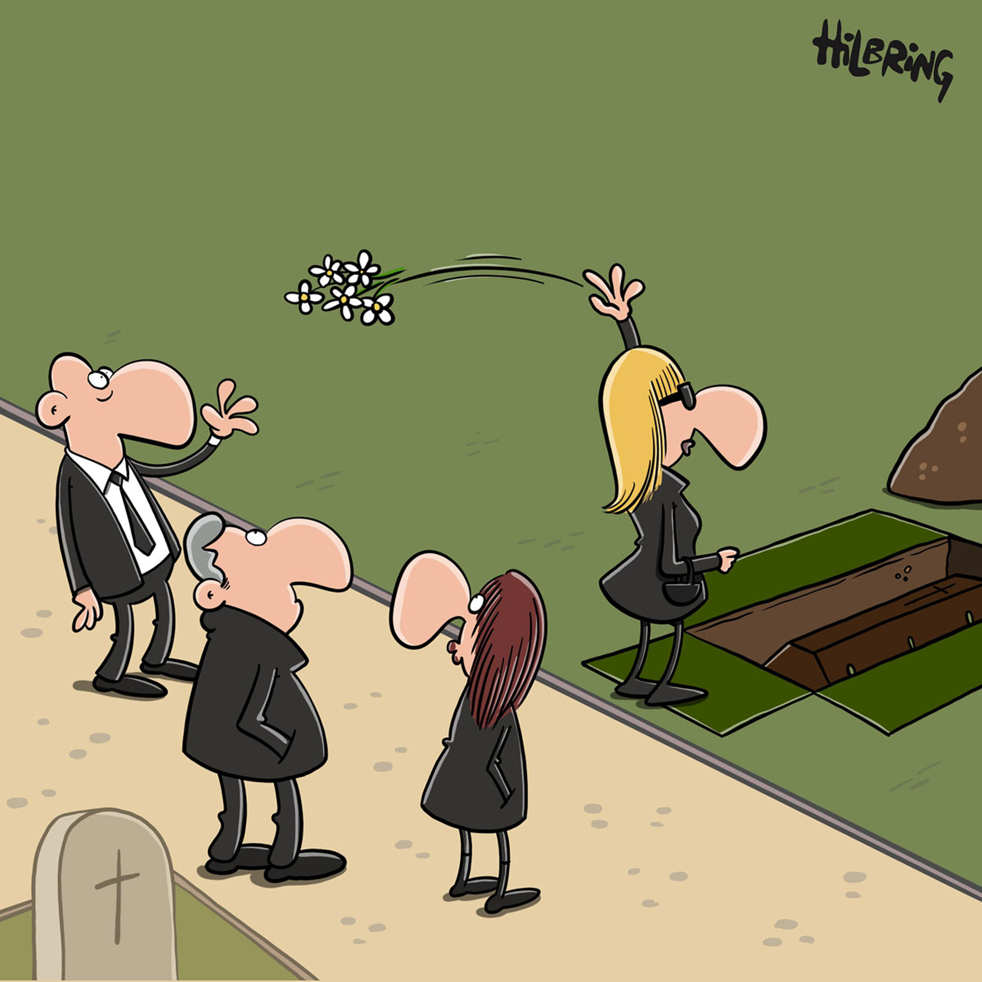 Caricatura Galerie Kassel: &raquo;Schön doof!&laquo; Cartoons von Oli Hilbring, 2. August bis 26. Oktober 2025
