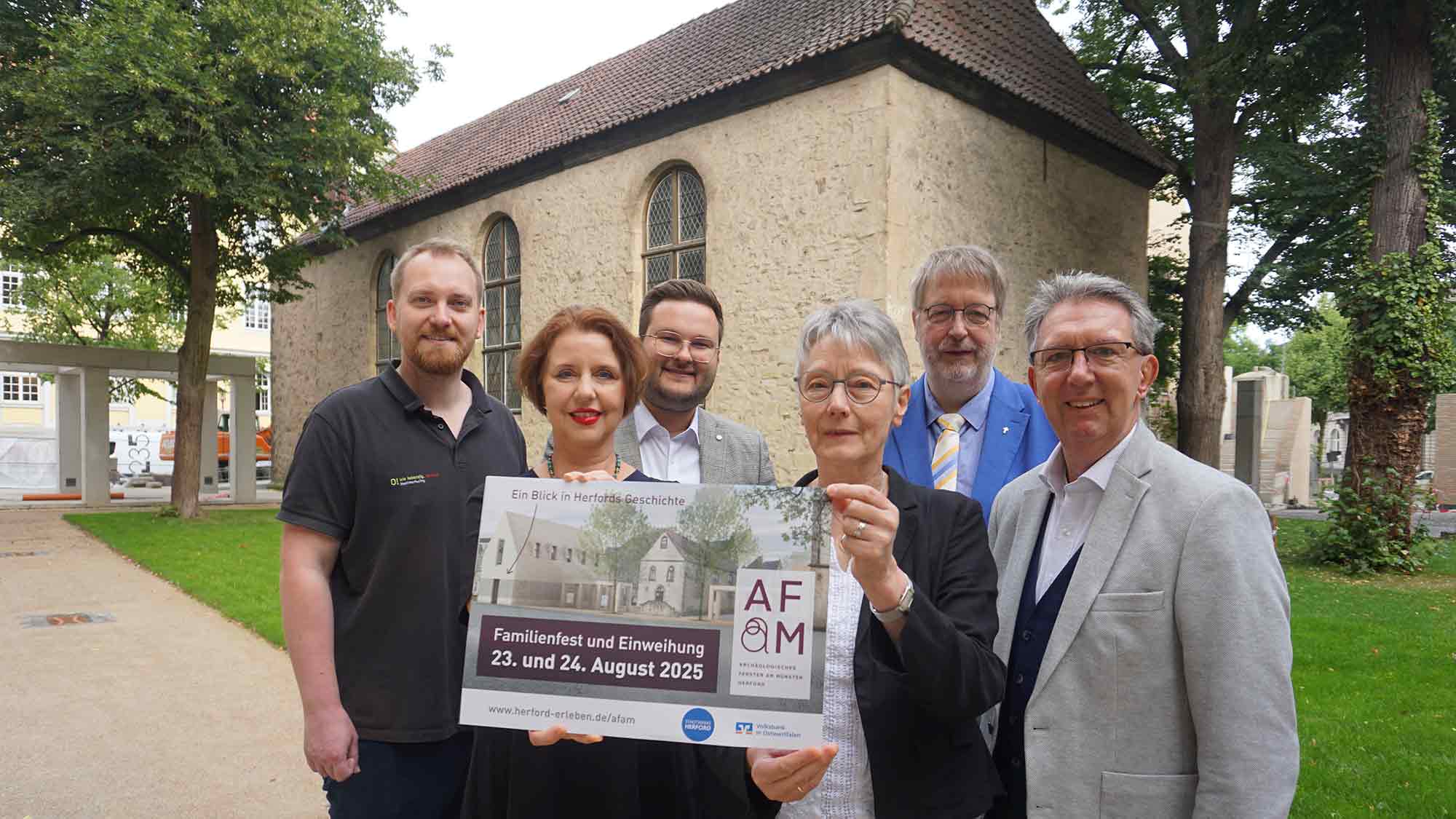 Familienfest und Briefmarken Rarität – Herford feiert das Archäologische Fenster, 23. und 24. August 2025