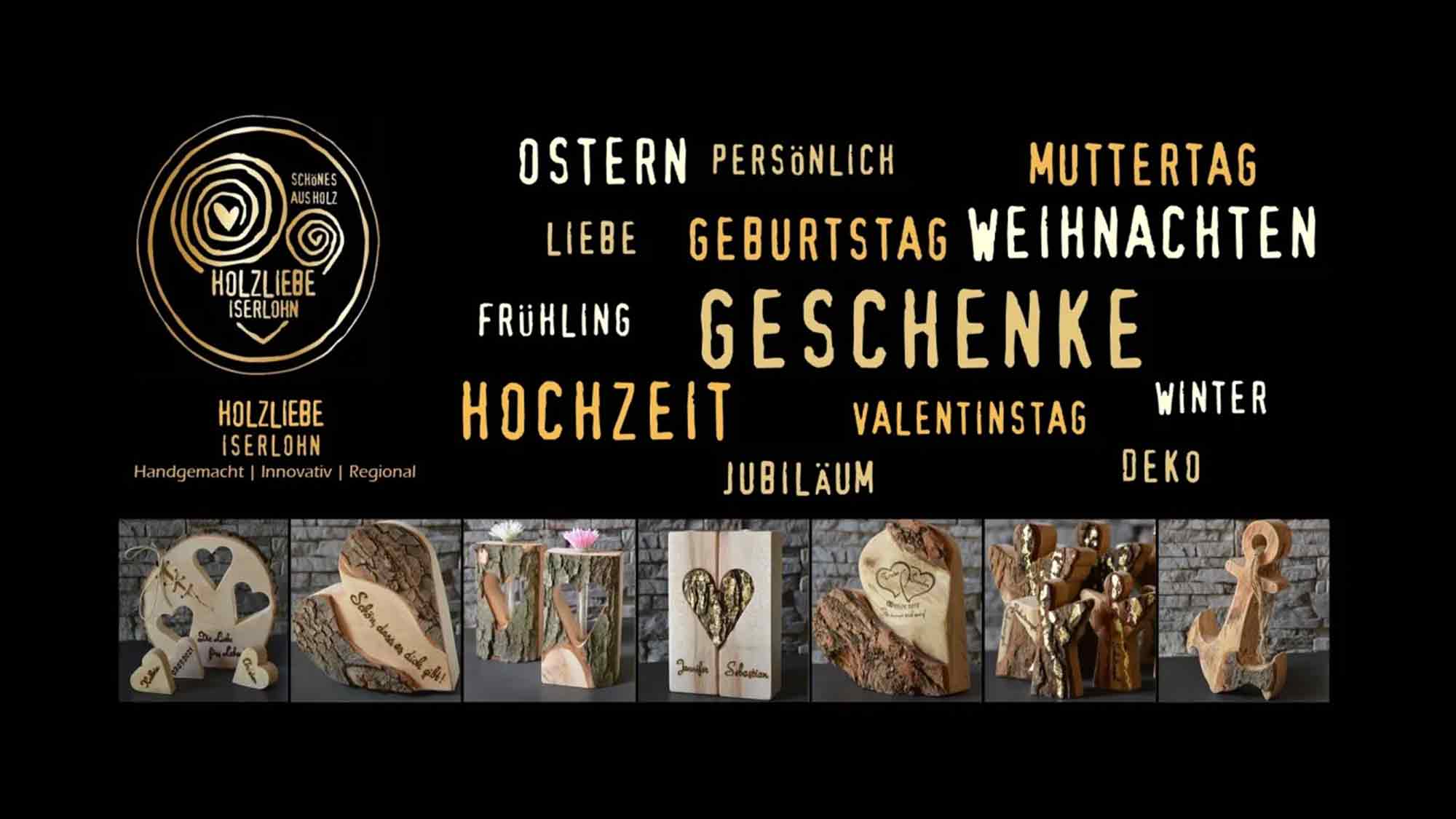 10 Jahre Liebe in Holz: &raquo;Holzliebe Iserlohn&laquo; fertigt personalisierte Teelichthalter für Standesamt Kappl