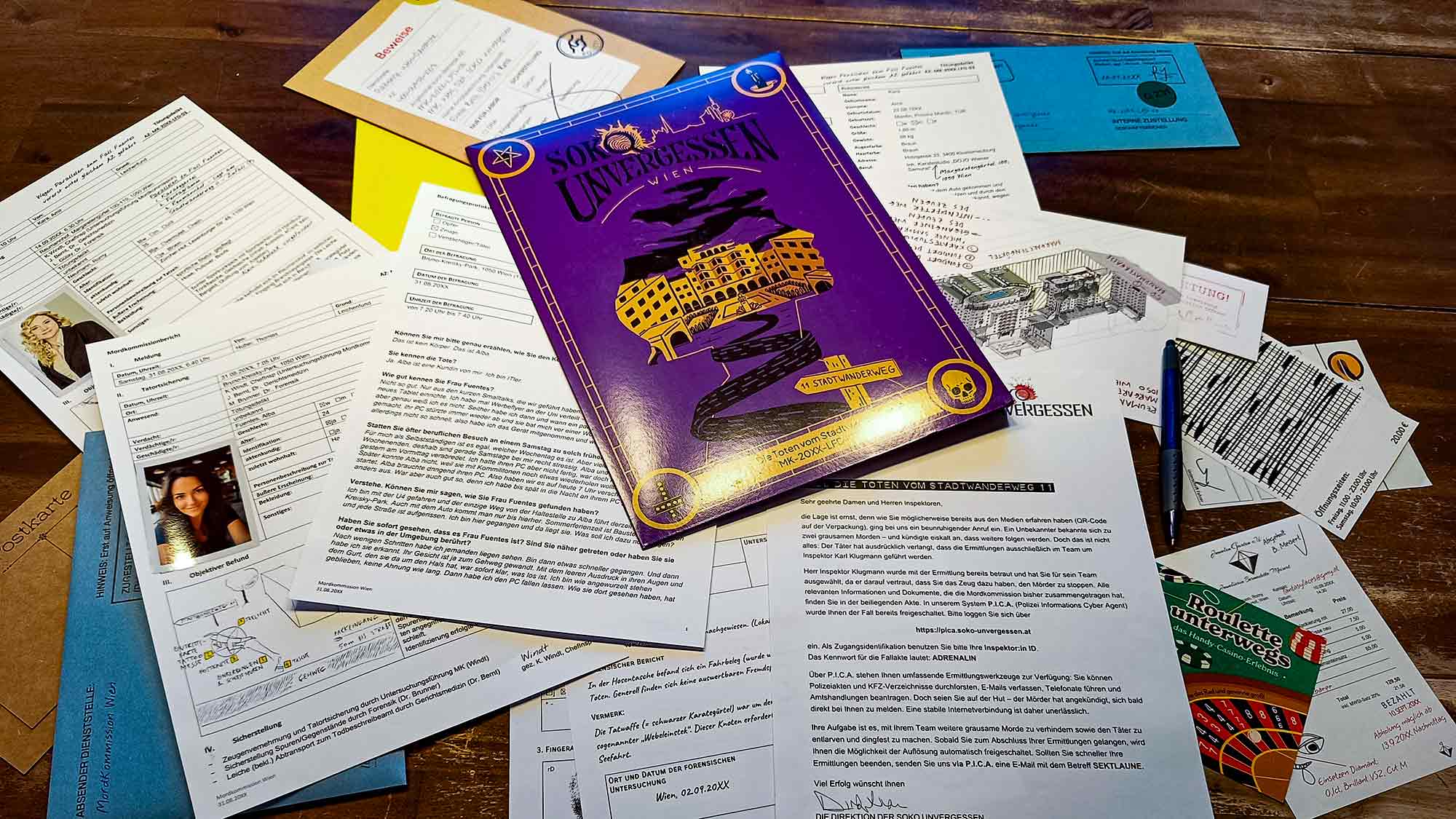Brands Spiele Check: »Die Toten vom Stadtwanderweg 11« aus der Reihe »SOKO Unvergessen Wien« vom Verlag »Stories by Xenia« Brands Spiele Check: »Die Toten vom Stadtwanderweg 11« aus der Reihe »SOKO Unvergessen Wien« vom Verlag »Stories by Xenia«