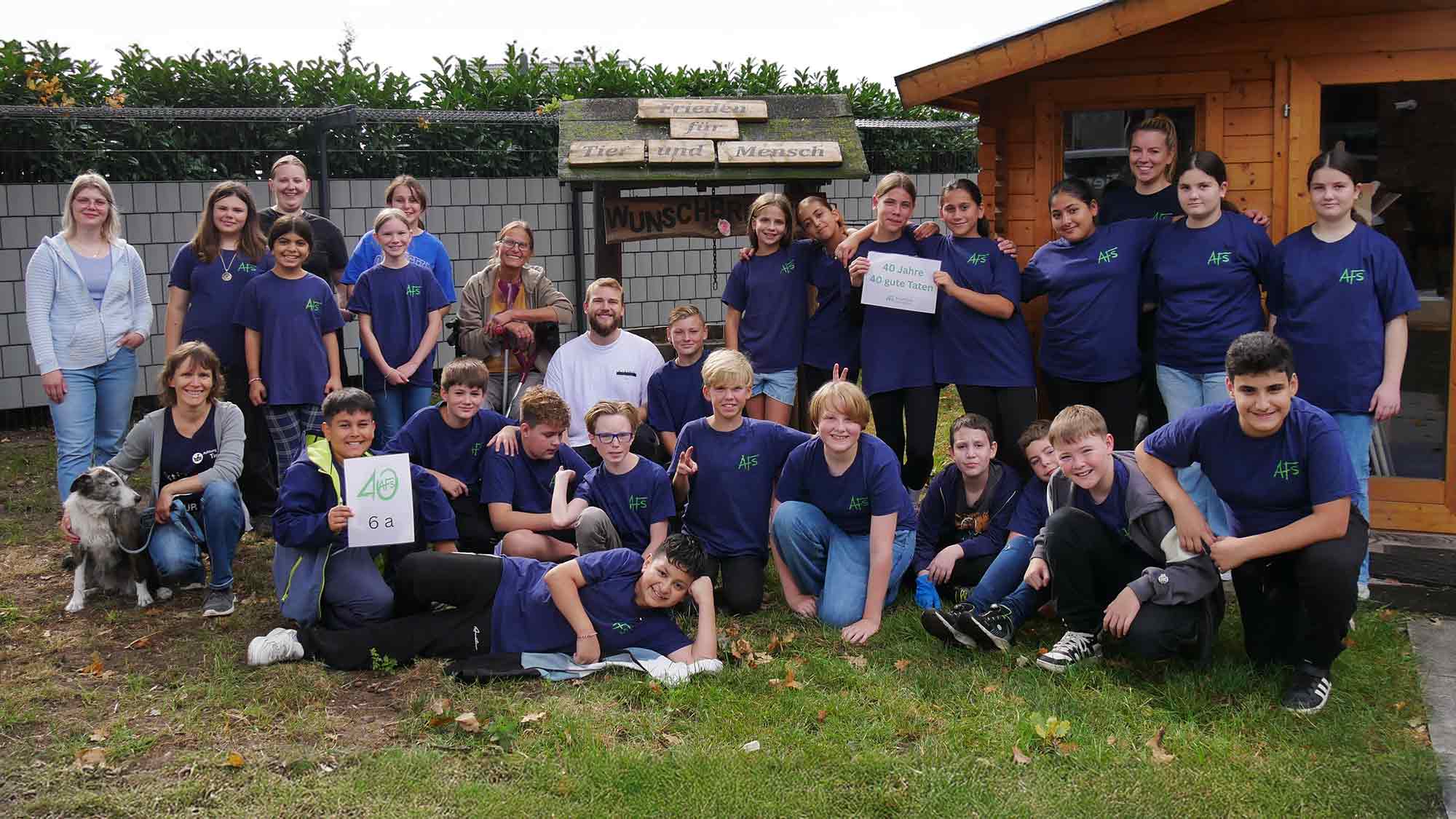 Tolle Wohltätigkeitsaktion der Anne Frank Schule Gütersloh: 40 Jahre – 40 gute Taten – viel Hilfe für Tiere Tolle Wohltätigkeitsaktion der Anne Frank Schule Gütersloh: 40 Jahre – 40 gute Taten – viel Hilfe für Tiere