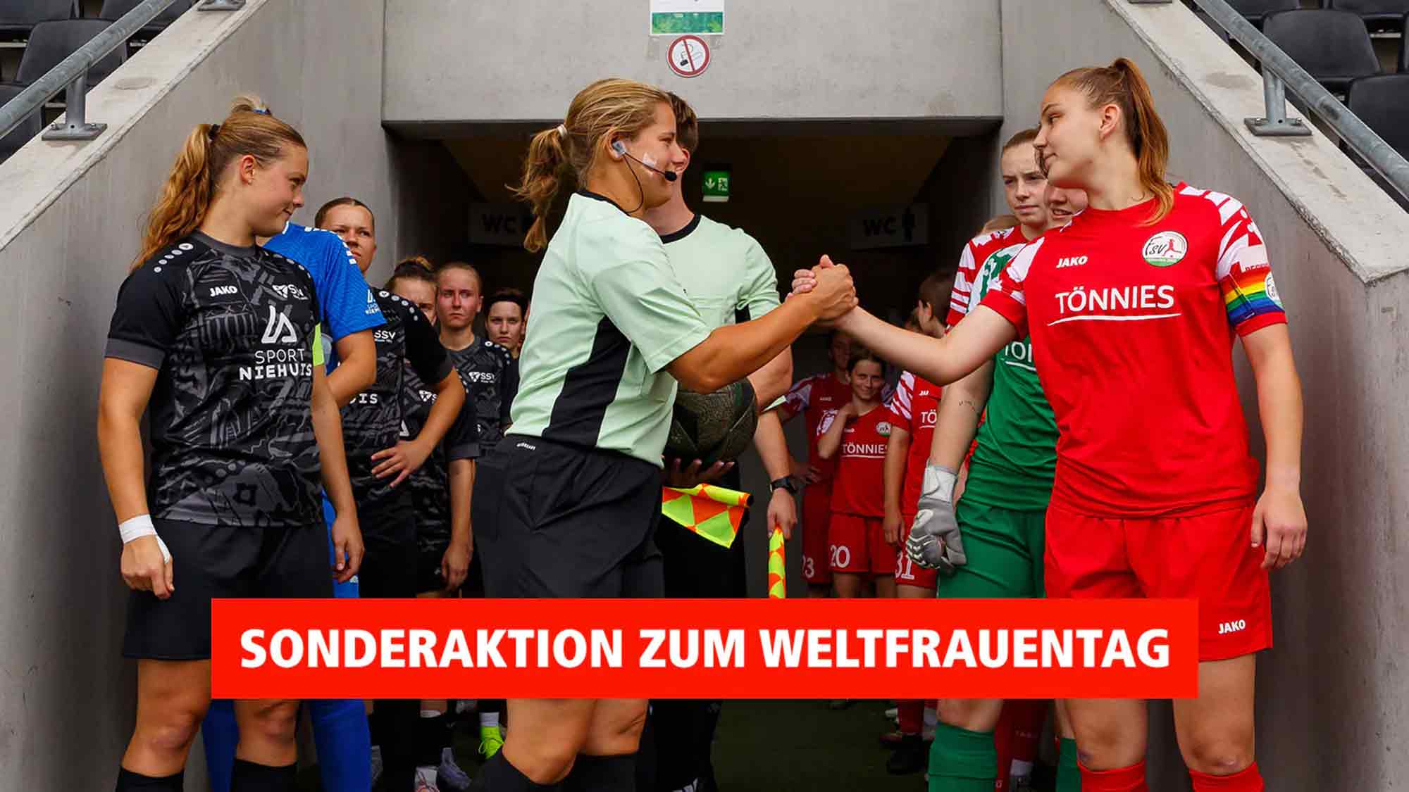 Freier Eintritt für Frauen und Mädchen am Weltfrauentag: FSV Gütersloh empfängt Tabellenführer 1. FC Köln Freier Eintritt für Frauen und Mädchen am Weltfrauentag: FSV Gütersloh empfängt Tabellenführer 1. FC Köln