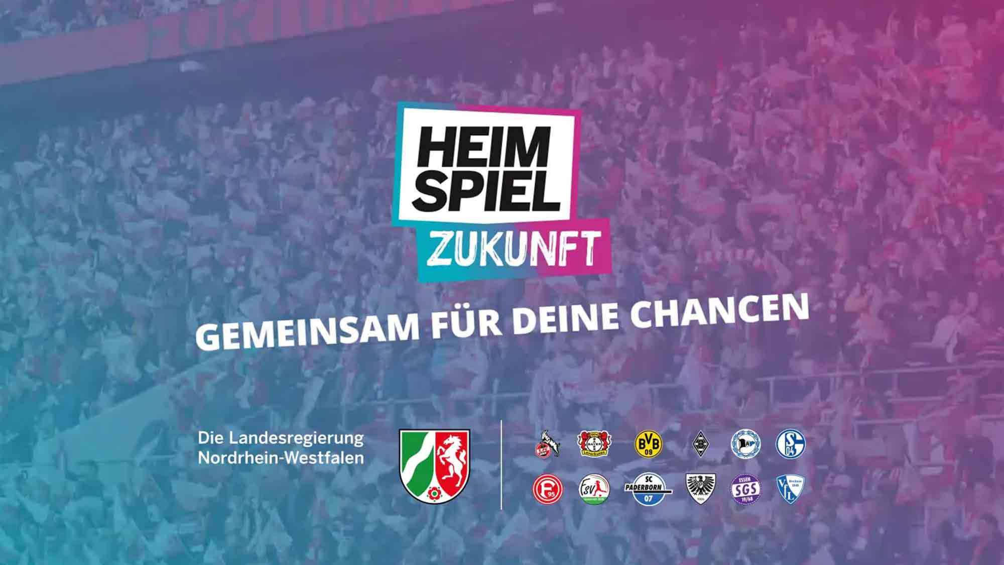 Gemeinsam für die Zukunft: Fußball Bündnis NRW startet Plattform »Heimspiel Zukunft« Gemeinsam für die Zukunft: Fußball Bündnis NRW startet Plattform »Heimspiel Zukunft«
