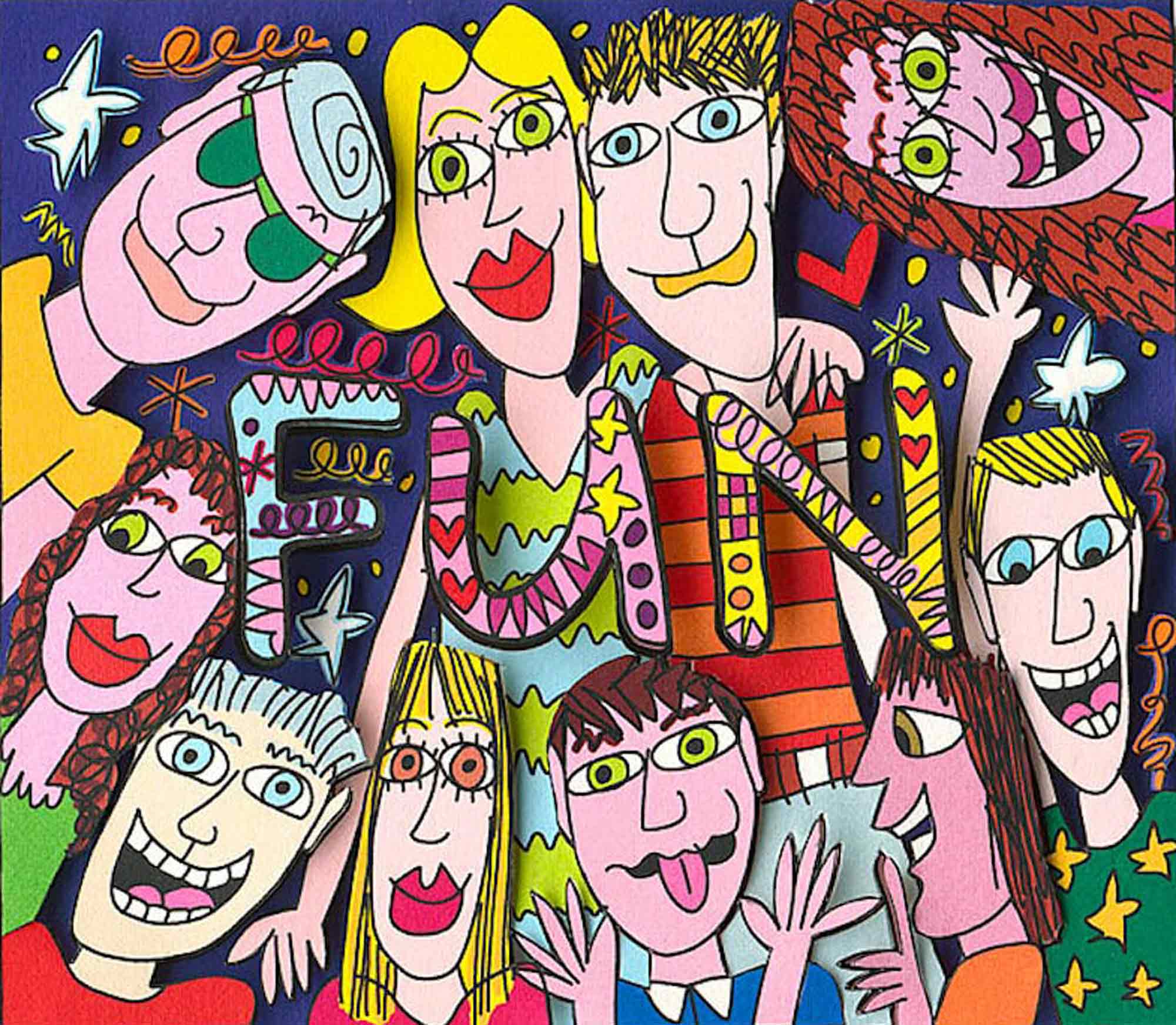 Farbe und Lebensfreude tanken im Rietberger Kunsthaus – Werke von James Rizzi sind vom 20. Mai bis zum 13. September 2026 zu sehen