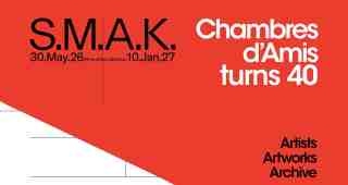 &raquo;Chambres d’Amis&laquo; wird 40: S. M. A. K. erinnert an legendäre Ausstellung, 30. Mai 2026 bis 10. Januar 2027
