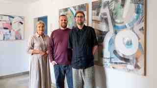 Ausstellung »Visuelle Impulse im Korridor« im Stadthaus 1