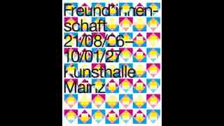 Neue Ausstellung in der Kunsthalle Mainz – »Freund*innenschaft«, 21. August 2026 bis 10. Januar 2027