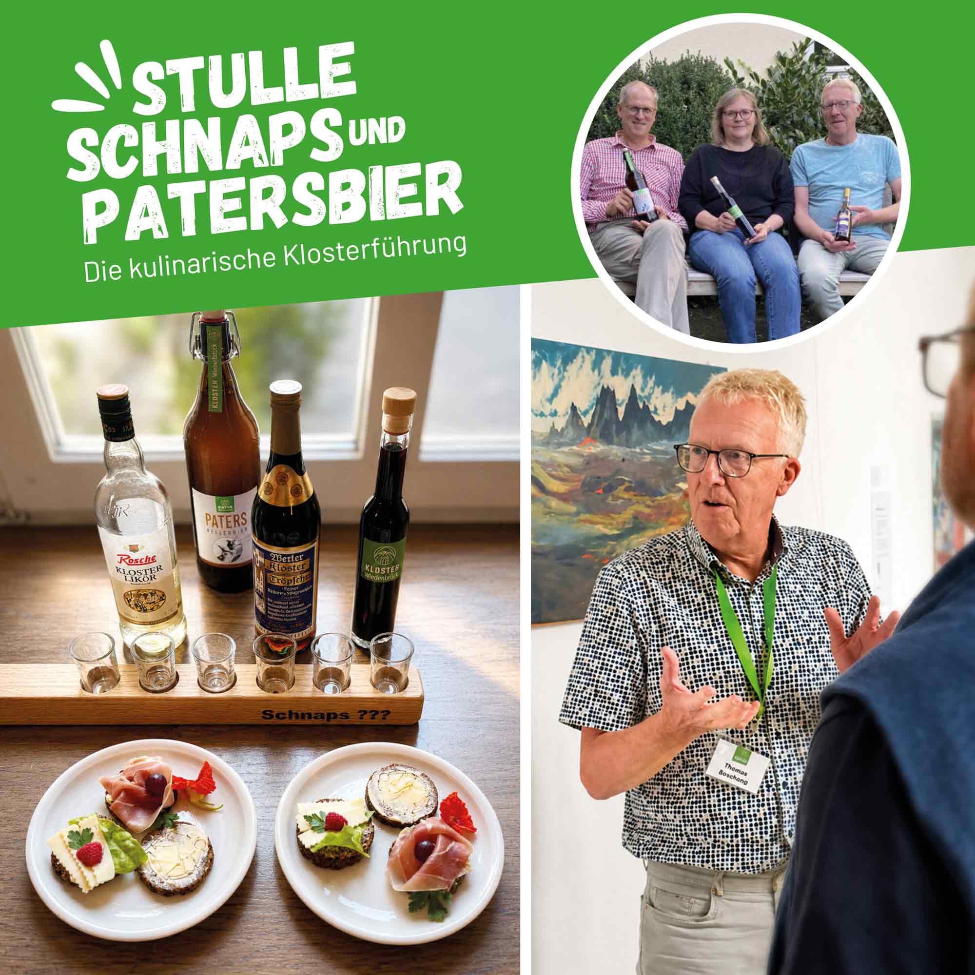 Kloster Wiedenbrück: Kulinarische Klosterführung, Stulle, Schnaps und Patersbier, 16. und 23. Oktober 2026 Kloster Wiedenbrück: Kulinarische Klosterführung, Stulle, Schnaps und Patersbier, 16. und 23. Oktober 2026