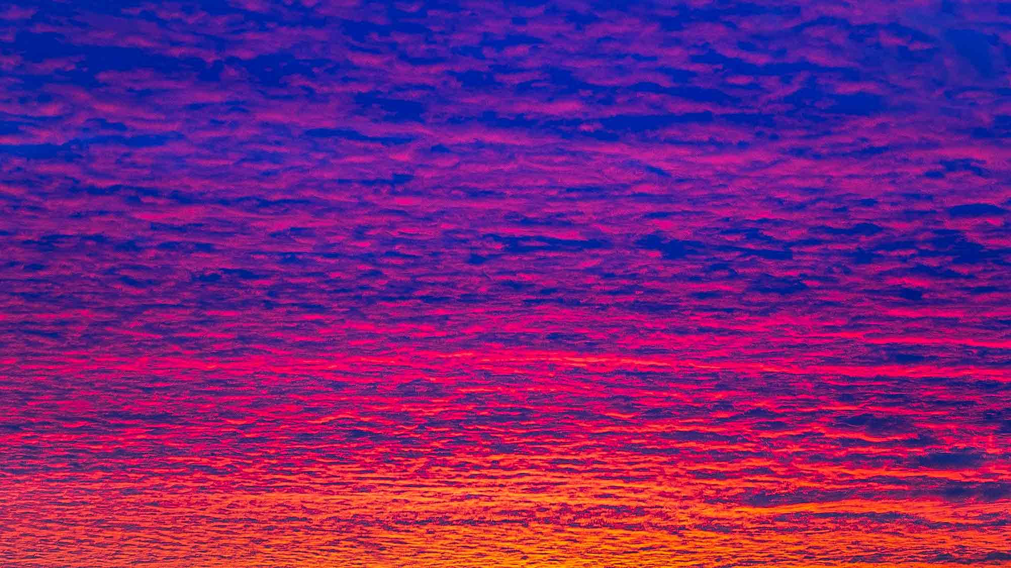 NOW Commons: Abendhimmel über Gütersloh