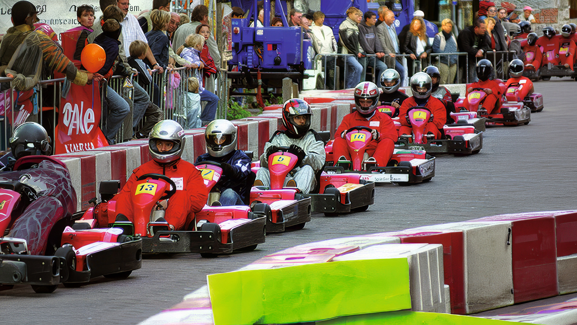 #KWS #History: #Stadtgeschichte #Gütersloh – Gütsler geben Gas beim City Karting, »Michaeliswoche« 2006