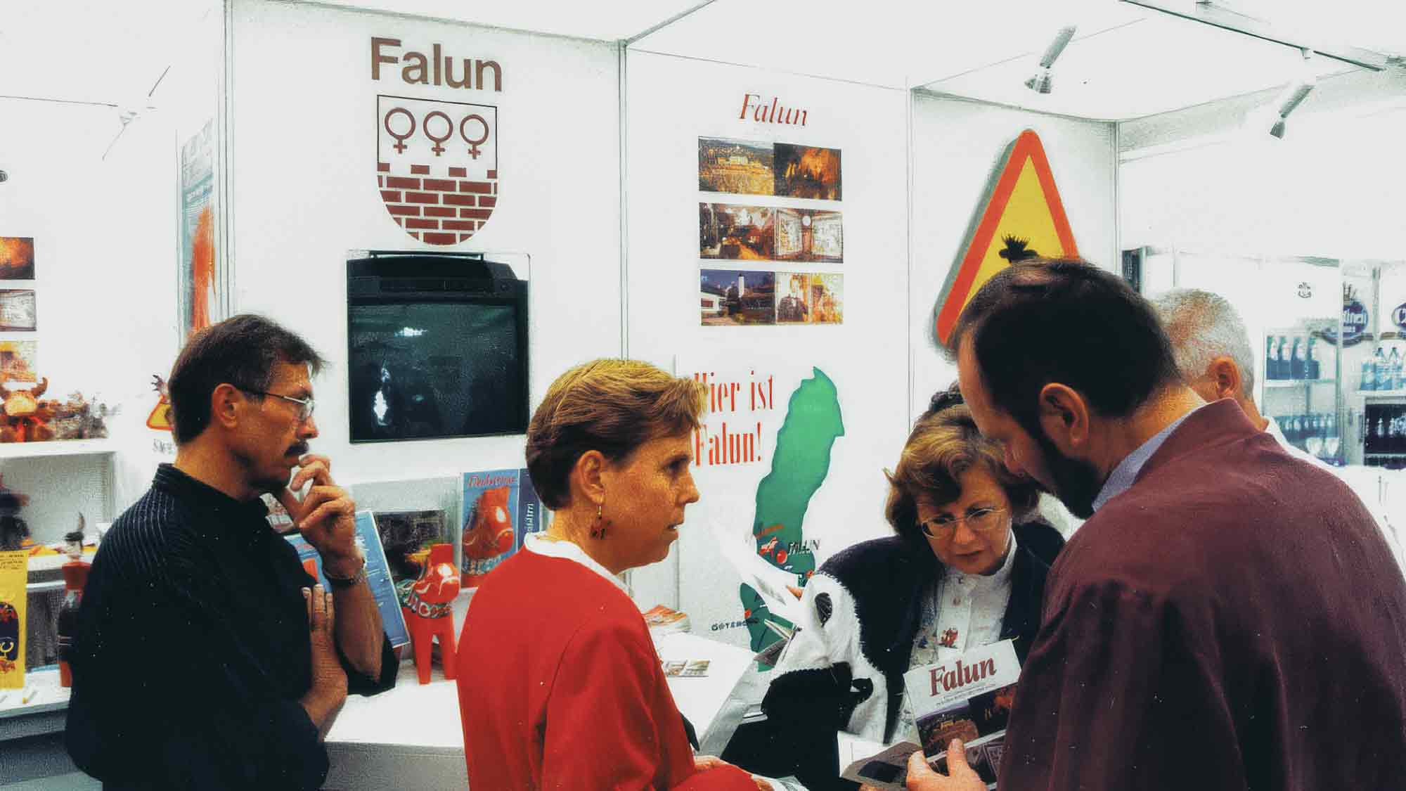 NOW Commons: die Partnerstadt Falun auf der GÜWA, Michaeliswoche Gütersloh 1995