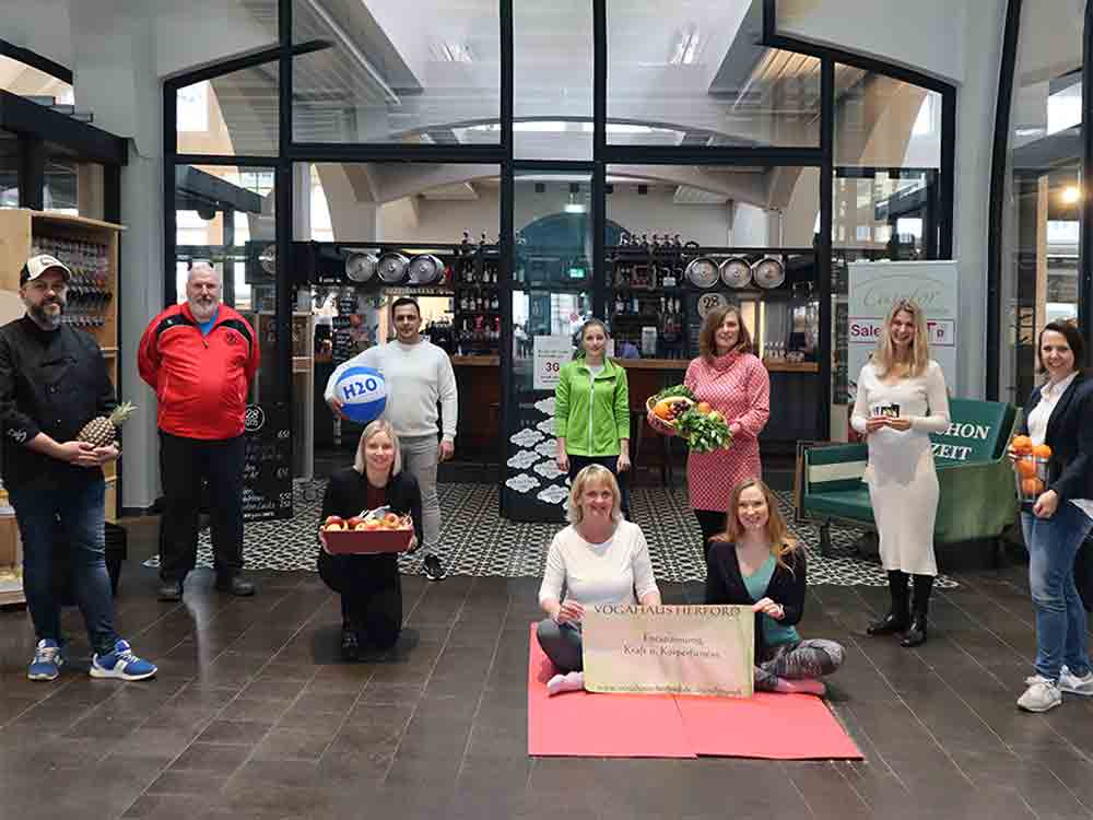 Herford, Energiebooster für den Frühling,
5 Erlebnistage laden in die Herforder Markthalle und Tourist Information ein Herford, Energiebooster für den Frühling,
5 Erlebnistage laden in die Herforder Markthalle und Tourist Information ein