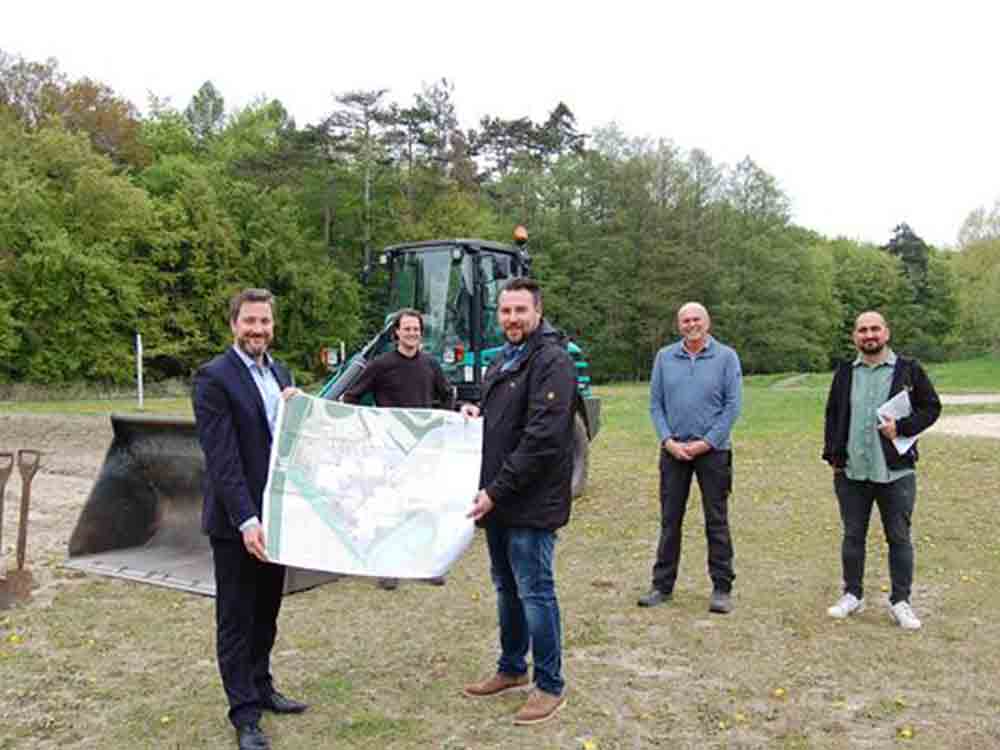 Neue Anlagen für Kinder und Jugendliche in Herzebrock-Clarholz, Bauarbeiten für Pumptrack haben begonnen Neue Anlagen für Kinder und Jugendliche in Herzebrock-Clarholz, Bauarbeiten für Pumptrack haben begonnen