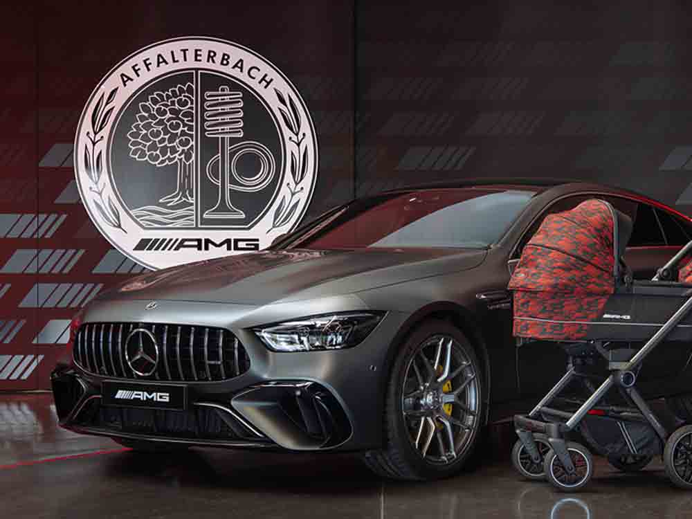 Exklusives Design, Komfort und Sportlichkeit, die Limited Edition des Kinderwagens AMG GT von Mercedes AMG und Hartan Exklusives Design, Komfort und Sportlichkeit, die Limited Edition des Kinderwagens AMG GT von Mercedes AMG und Hartan