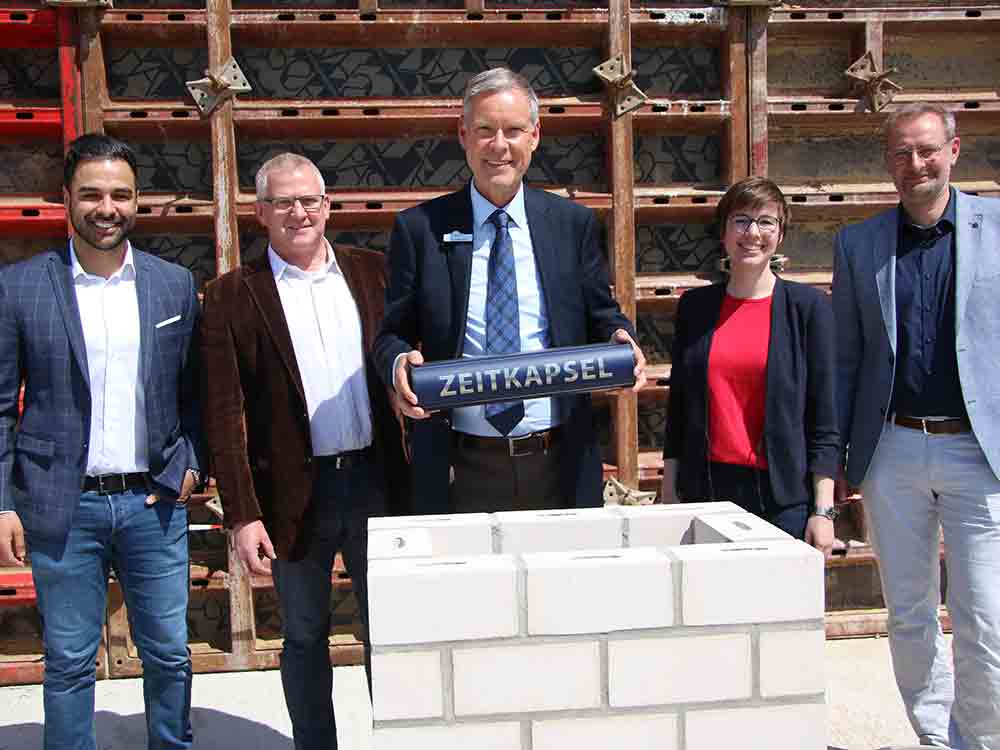Kreis Gütersloh, Grundsteinlegung »Auf dem Stempel«, ein großer Schritt auf dem Weg zum neuen Verwaltungsgebäude