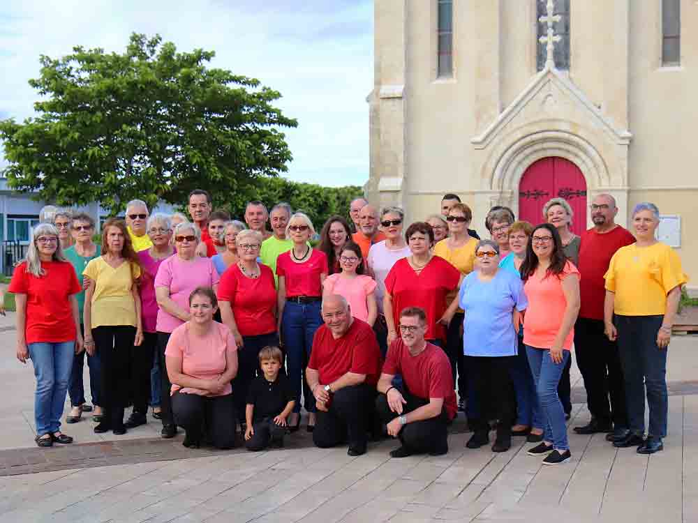 Gütersloh, Frankreich Feeling mit Musik , »Fanfare municipale du Poinçonnet et sa chorale« auf Konzertreise in Gütsel, 18. und 19. Juni 2022