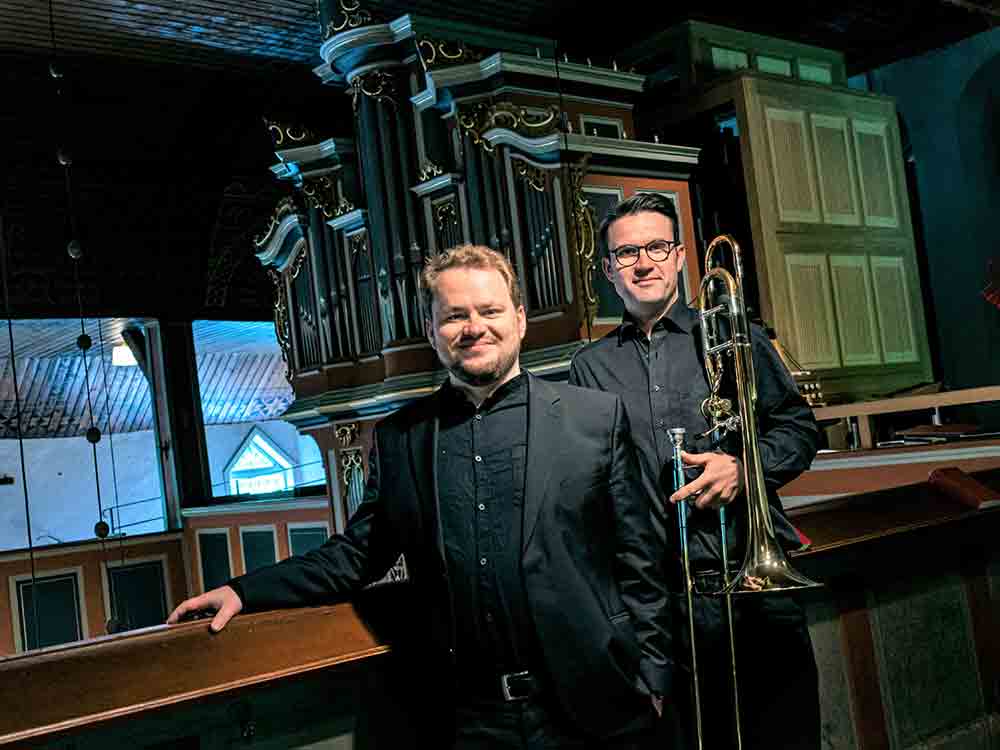 Alle Register! Posaune und Orgel beim ersten Kammerkonzert der Saison des Landestheaters Detmold, 4. September 2022