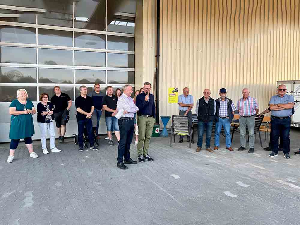Rietberg, gelungene Form der Bürgerbeteiligung, 200 Radler bei Bürger Tour 2022 von Druffel nach Varensell