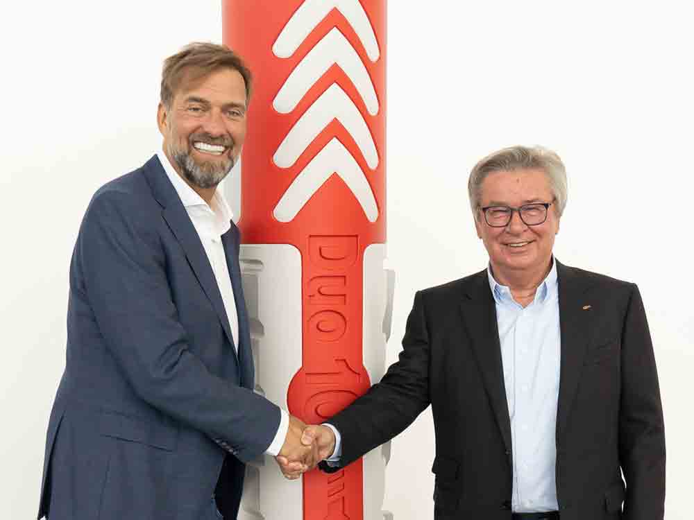Zusammenarbeit mit dem Erfolgstrainer startet ab Januar 2023, Jürgen Klopp ist neuer Fischer Markenbotschafter, Rückkehr in seine Heimat
