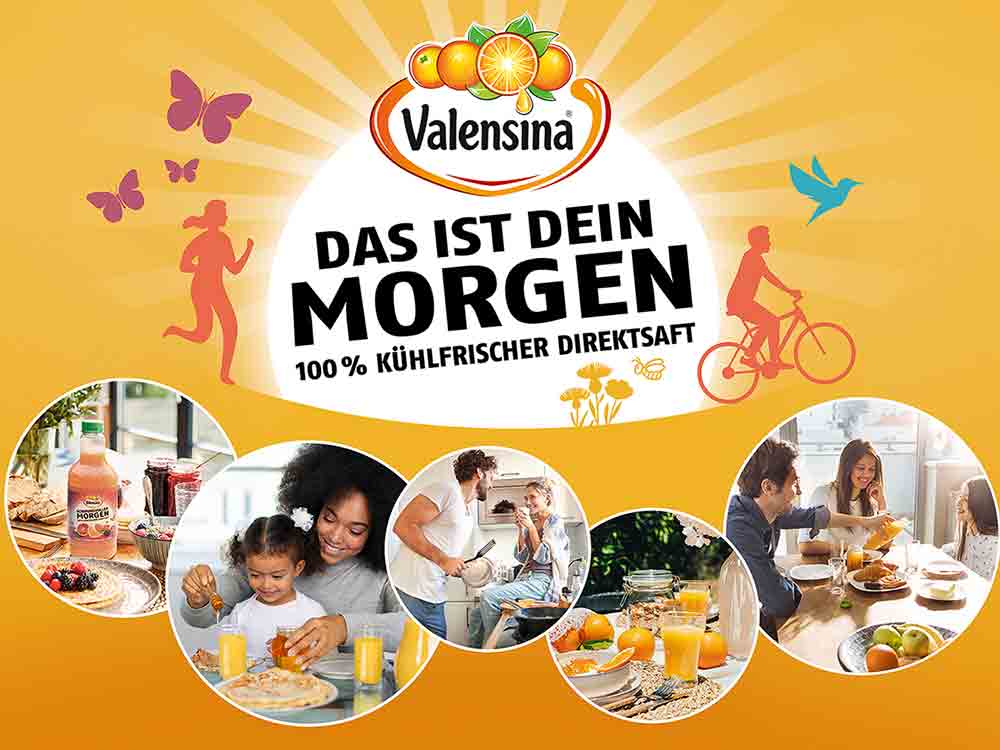 Ideal für den Start in den Tag: Die gekühlten Frühstückssäfte von Valensina, spannende Sortenvielfalt und beste Qualität zum fairen Preis Ideal für den Start in den Tag: Die gekühlten Frühstückssäfte von Valensina, spannende Sortenvielfalt und beste Qualität zum fairen Preis