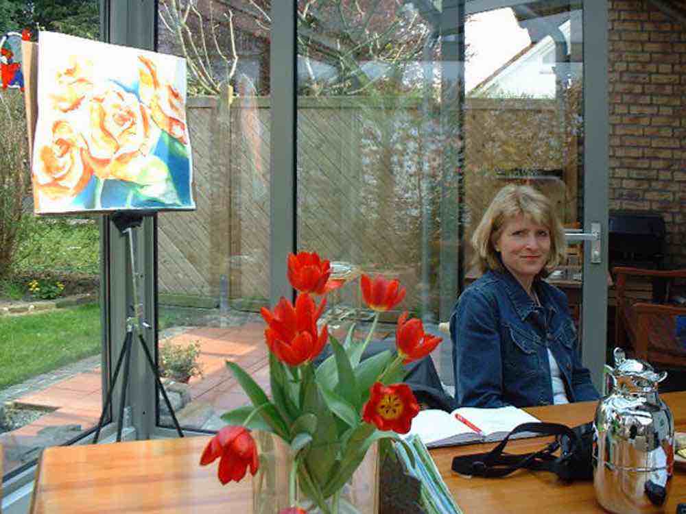 Doris Papenbreer, eine Gütsler Künstlerin, Miguel Herrero im Interview mit der Aquarellmalerin und begeisterten Reiterin aus Gütersloh Doris Papenbreer, eine Gütsler Künstlerin, Miguel Herrero im Interview mit der Aquarellmalerin und begeisterten Reiterin aus Gütersloh