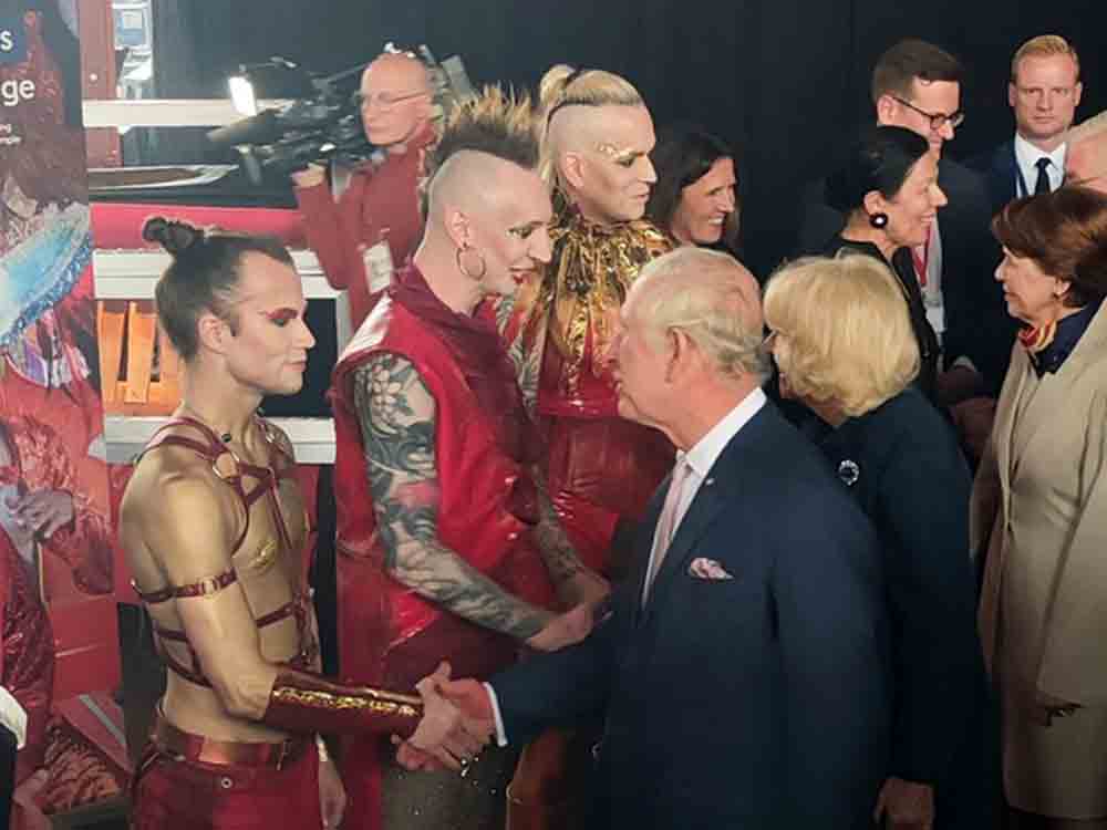 ESC: Lord Of The Lost treffen König Charles III. und Camilla in Hamburg, Norddeutscher Rundfunk (NDR)