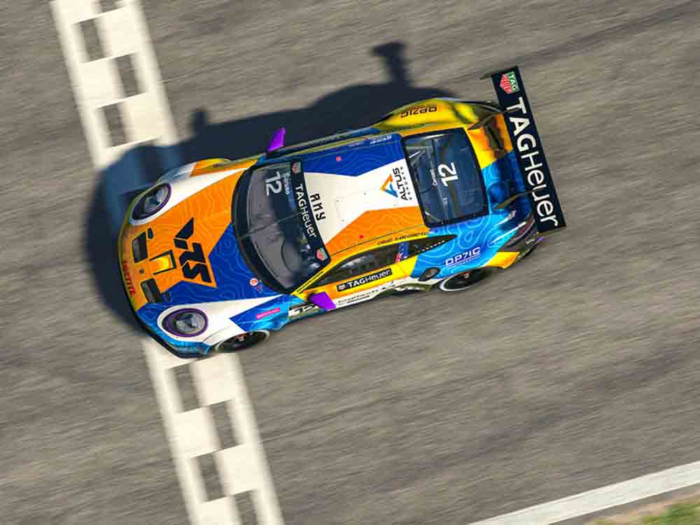 Rennen, Porsche TAG Heuer Esports Supercup 2023, Lauf 5, Red Bull Ring (A), Jordan Caruso startet als Halbzeitmeister in 2. Saisonhälfte Rennen, Porsche TAG Heuer Esports Supercup 2023, Lauf 5, Red Bull Ring (A), Jordan Caruso startet als Halbzeitmeister in 2. Saisonhälfte
