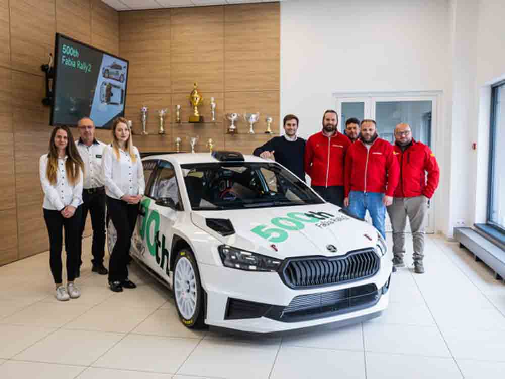 Bestseller aus Mladá Boleslav: Škoda Motorsport liefert 500. Škoda Fabia in Rally 2 Spezifikation aus Bestseller aus Mladá Boleslav: Škoda Motorsport liefert 500. Škoda Fabia in Rally 2 Spezifikation aus