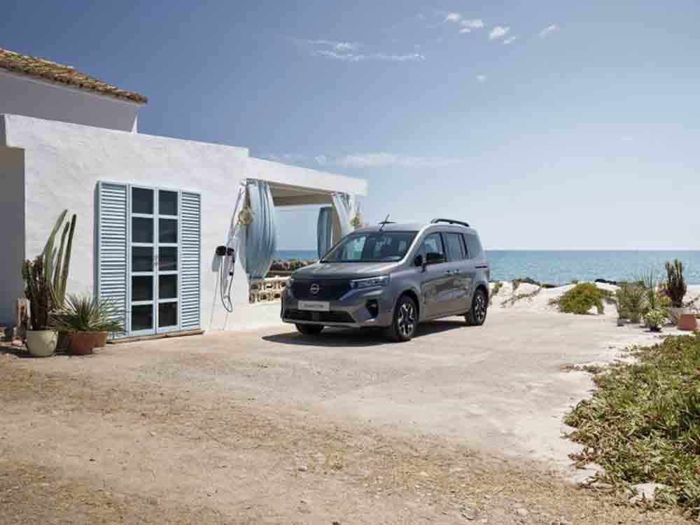 Marktstart für den vollelektrischen Nissan Townstar EV Kombi: viel Platz für Familien