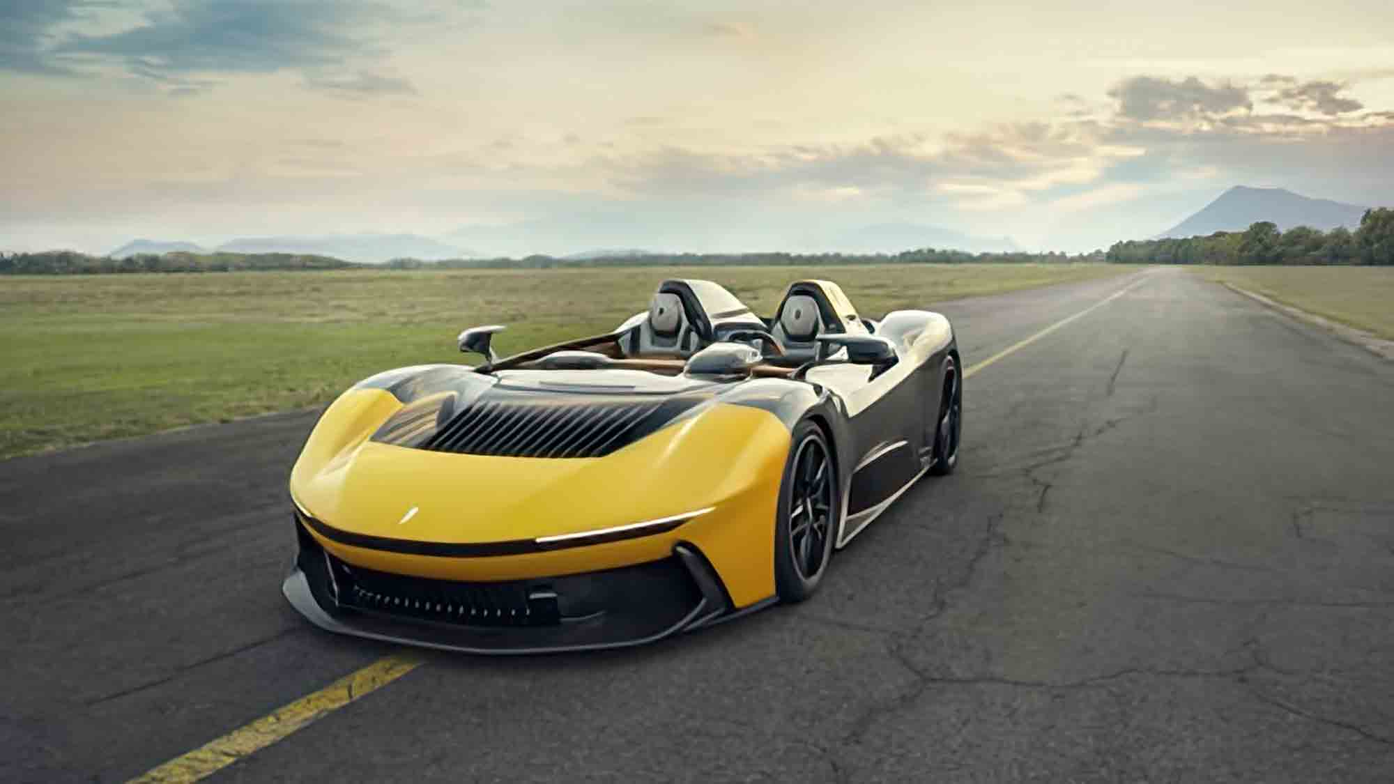Automobili Pininfarina, der B95, der weltweit 1. elektrische Barchetta Supersportwagen und das 1. Coachbuilt Fahrzeug von Automobili Pininfarina Automobili Pininfarina, der B95, der weltweit 1. elektrische Barchetta Supersportwagen und das 1. Coachbuilt Fahrzeug von Automobili Pininfarina