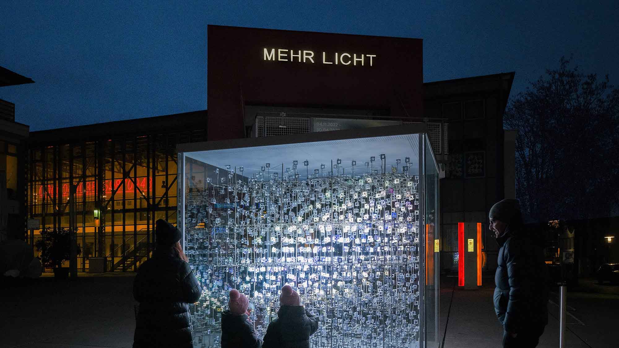 Lünen: 6. Nacht der Lichtkunst, Familien Licht Reise zwischen Lünen und Unna, 28. Oktober 2023