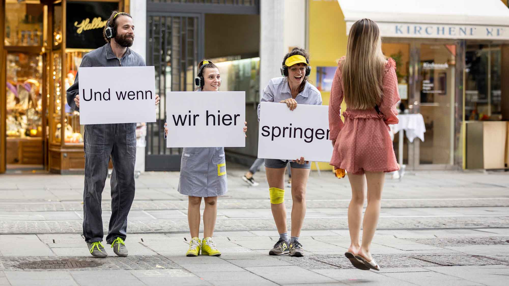 »Bildstörung« auf Detmolds Straßen, Festival für darstellende Kunst vom 17. bis zum 19. Mai 2024 macht den öffentlichen Raum zur Bühne »Bildstörung« auf Detmolds Straßen, Festival für darstellende Kunst vom 17. bis zum 19. Mai 2024 macht den öffentlichen Raum zur Bühne