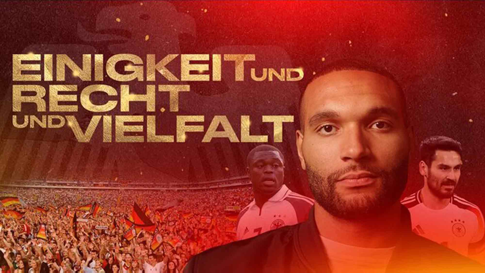 Ab sofort in der Mediathek: WDR Dokumentation »Einigkeit und Recht und Vielfalt – die Nationalmannschaft zwischen Rassismus und Identifikation« Ab sofort in der Mediathek: WDR Dokumentation »Einigkeit und Recht und Vielfalt – die Nationalmannschaft zwischen Rassismus und Identifikation«