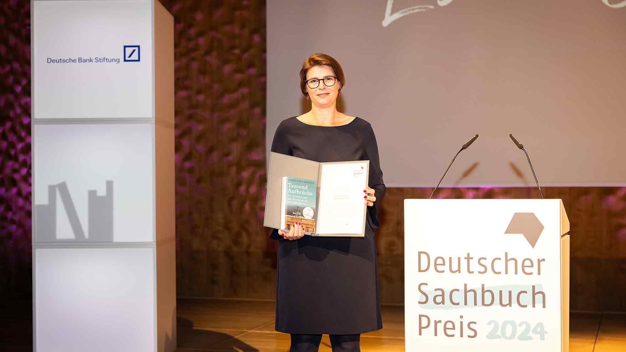 Börsenverein des Deutschen Buchhandels: Christina Morina erhält den Deutschen Sachbuchpreis 2024 für ihr Werk »Tausend Aufbrüche« Börsenverein des Deutschen Buchhandels: Christina Morina erhält den Deutschen Sachbuchpreis 2024 für ihr Werk »Tausend Aufbrüche«