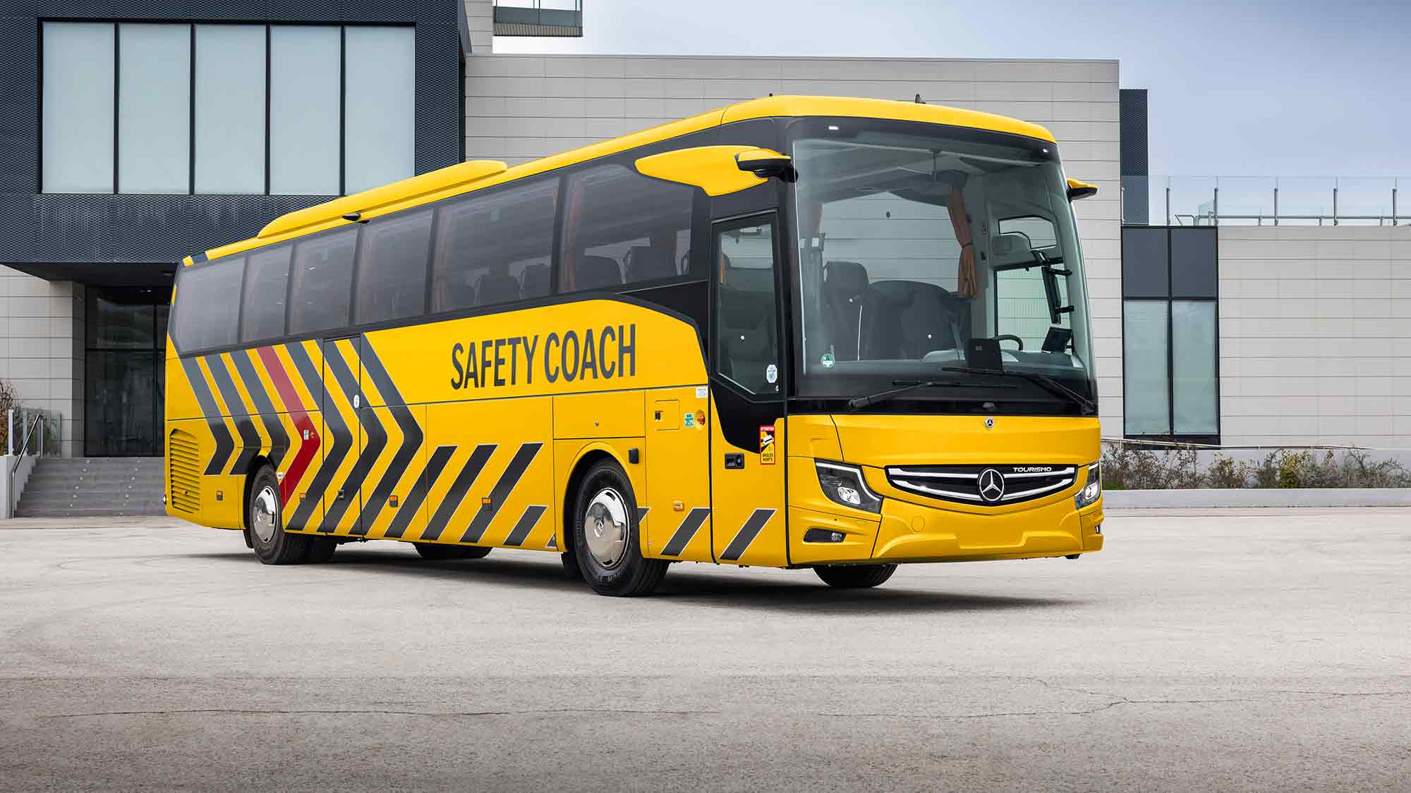 Sicherheitssysteme und Assistenzsysteme von Daimler Buses setzen erneut den Standard für Omnibusse – neuer Mercedes Benz &raquo;Tourismo Safety Coach&laquo;