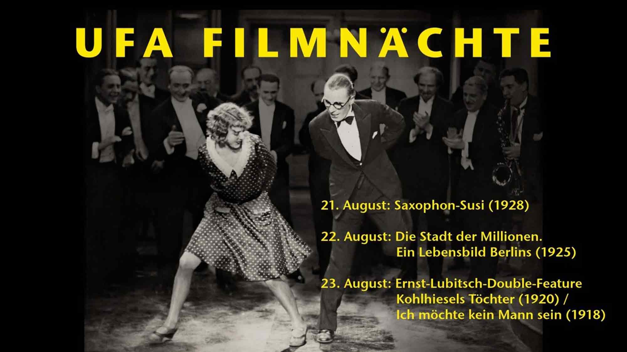 UFA Filmnächte: starke Frauen in der Stadt der Millionen, Open Air auf der Museumsinsel, 21. bis 23. August 2024 UFA Filmnächte: starke Frauen in der Stadt der Millionen, Open Air auf der Museumsinsel, 21. bis 23. August 2024