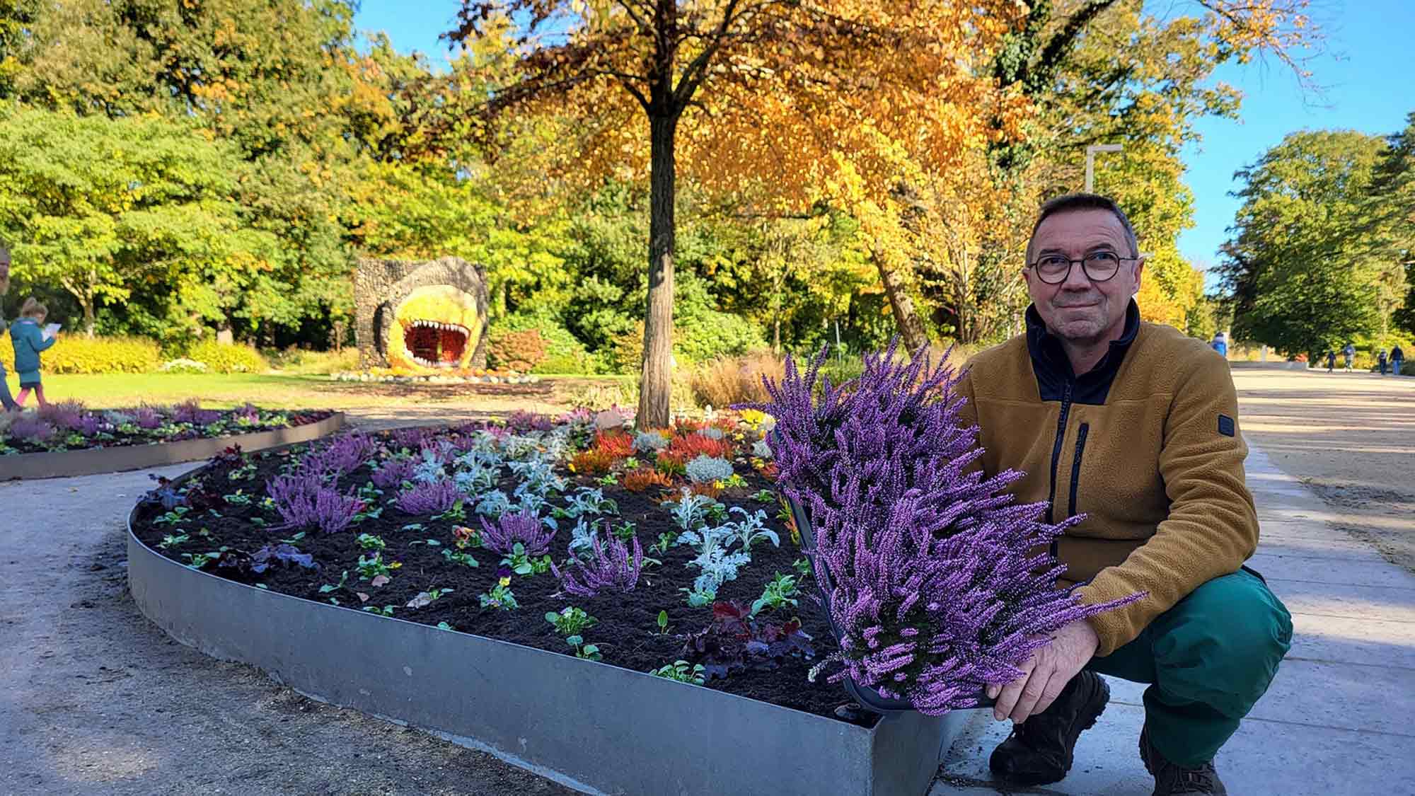 Bad Lippspringe: Schöne Stimmung im Gartenschau Herbst, rund 30.000 Pflanzen sorgen für bunte Farbtupfer in der prämierten Parkanlage Bad Lippspringe: Schöne Stimmung im Gartenschau Herbst, rund 30.000 Pflanzen sorgen für bunte Farbtupfer in der prämierten Parkanlage