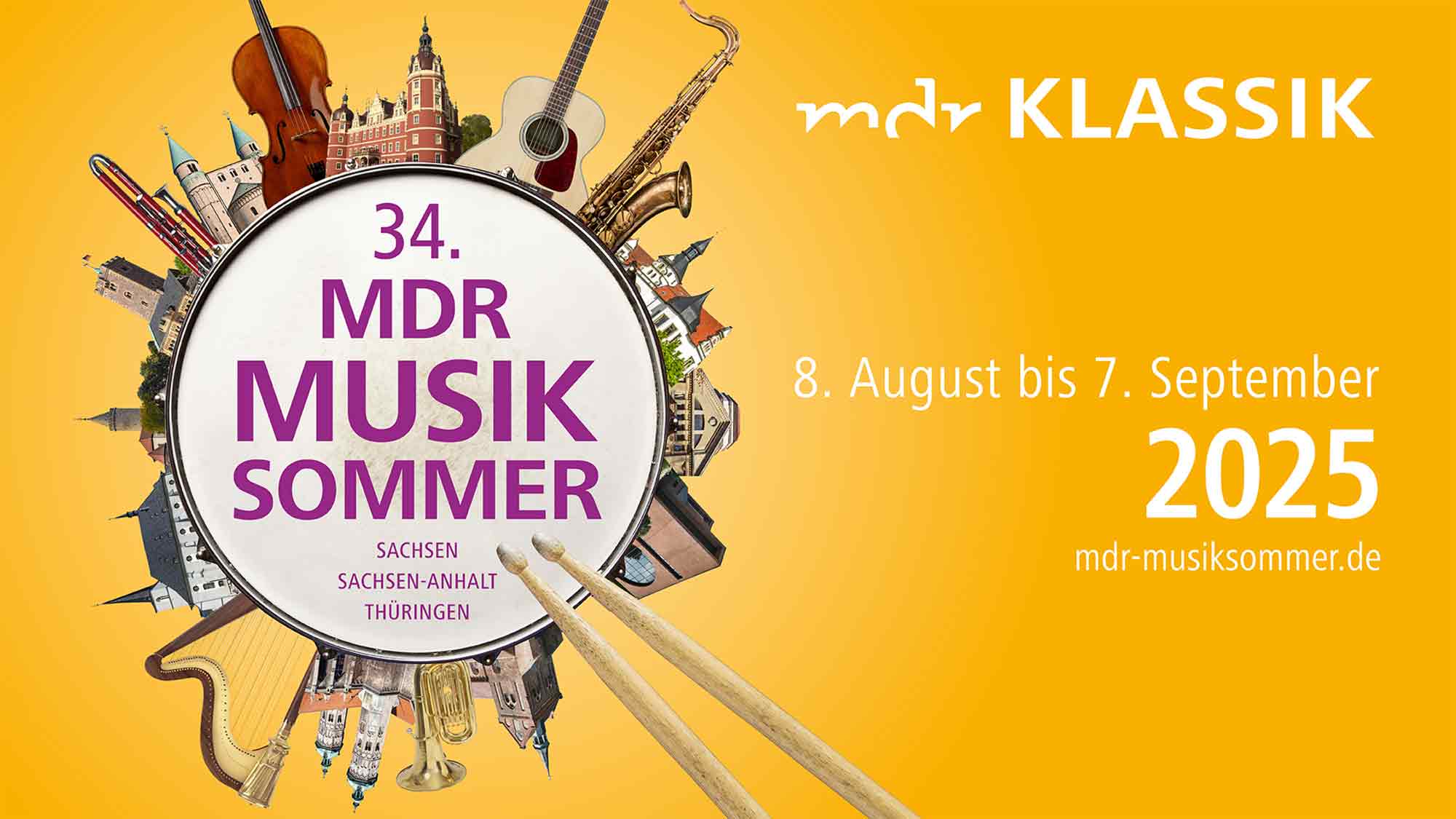 Bunt, nahbar und europäisches Flair in der Region: 34. MDR Musiksommer 2025 startet in Europas Kulturhauptstadt Chemnitz Bunt, nahbar und europäisches Flair in der Region: 34. MDR Musiksommer 2025 startet in Europas Kulturhauptstadt Chemnitz